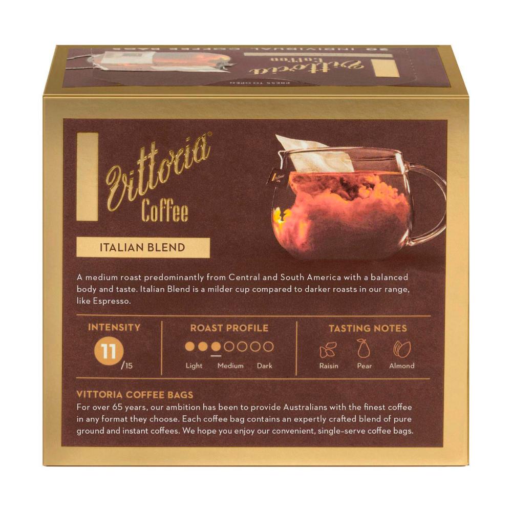 Vittoria Italian Blend Coffee Bag - 20 Pack
