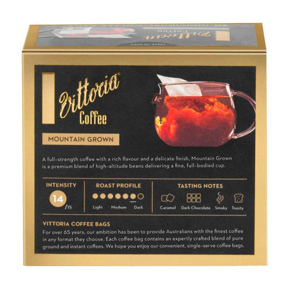 Vittoria Mountain Grown Blend Coffee Bag - 20 Pack