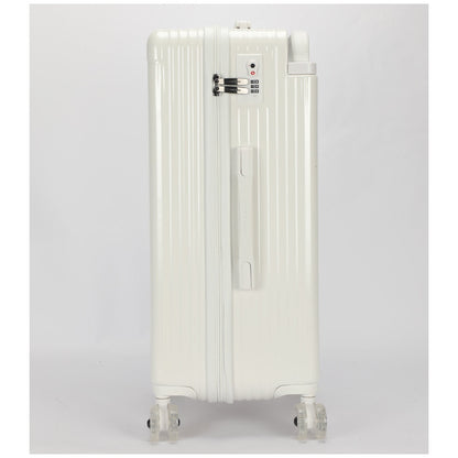 Disney Mickey Cabin Trolley Case Tsa Polycarbonate White 55cm