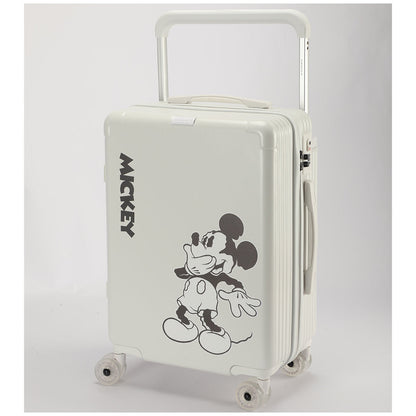 Disney Mickey Cabin Trolley Case Tsa Polycarbonate White 55cm