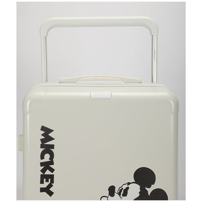 Disney Mickey Cabin Trolley Case Tsa Polycarbonate White 55cm