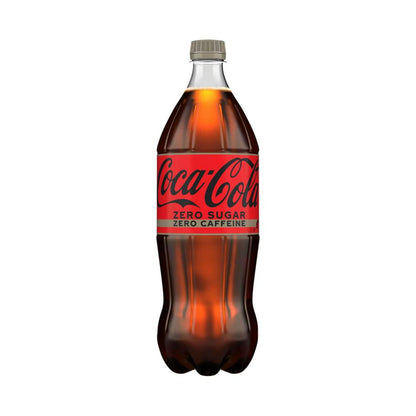 Coca-Cola Zero Sugar Caffeine Free Soft Drink Bottle - 1.25L