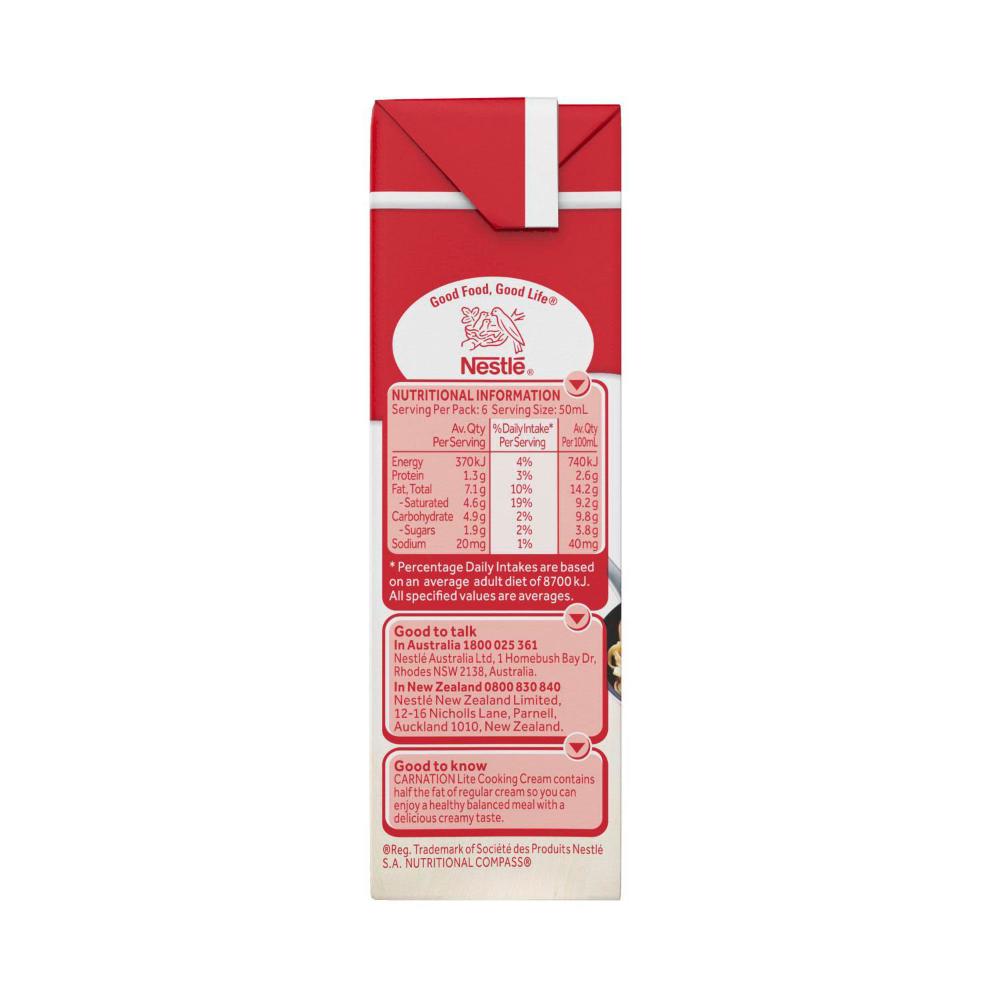 Nestle Carnation Lite Cooking Cream - 300mL