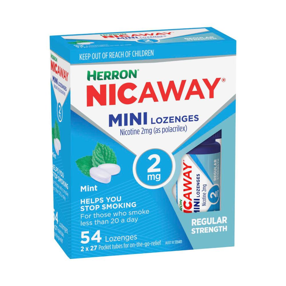 Herron Nicaway Mini Lozenges 2mg - 54 pack
