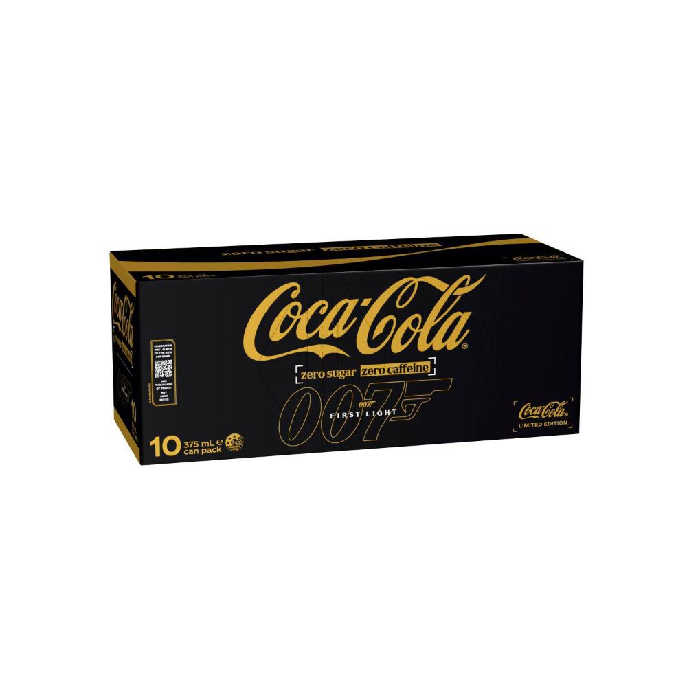 Coca-Cola Zero Sugar Caffeine Free Soft Drink Multipack Cans 10x375ml