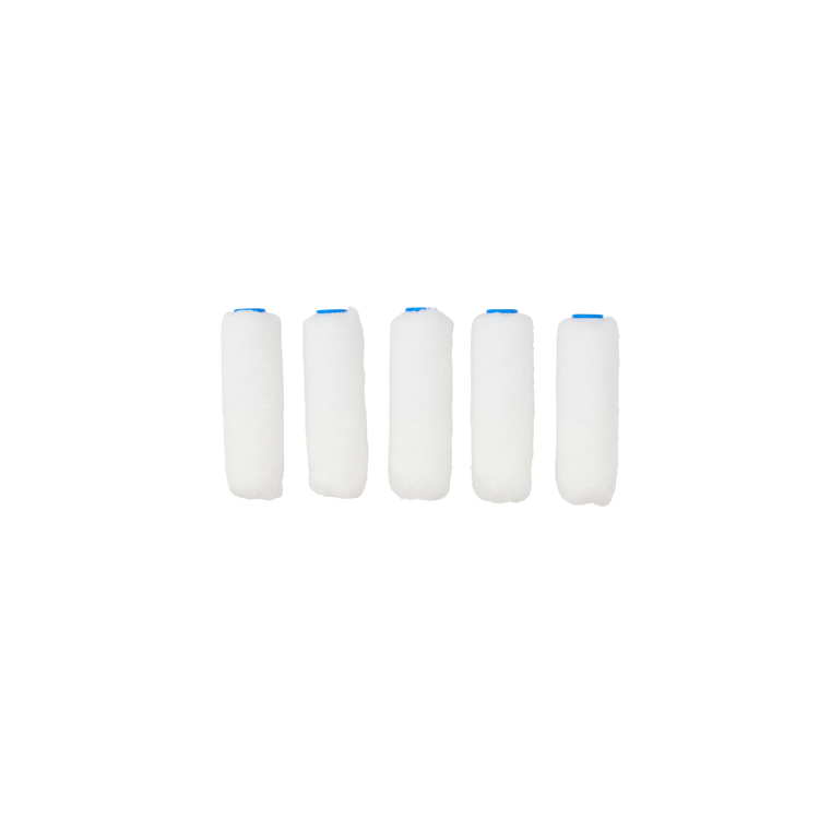 Monarch Mini Rollers Blue 100mm 5 Pack