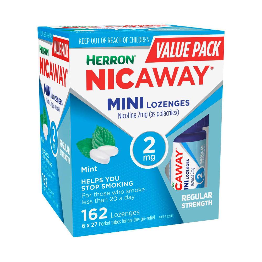 Herron Nicaway Mini Lozenges 2mg - 162 pack