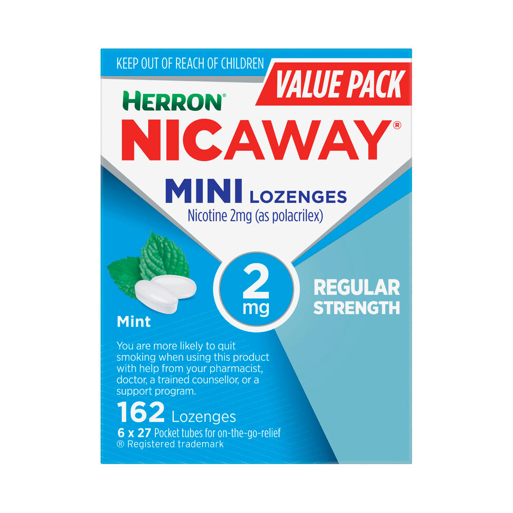 Herron Nicaway Mini Lozenges 2mg - 162 pack