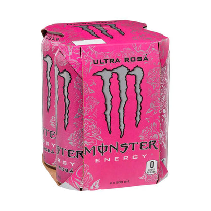 Monster Ultra Rosa Multipack Cans 4 x 500ml