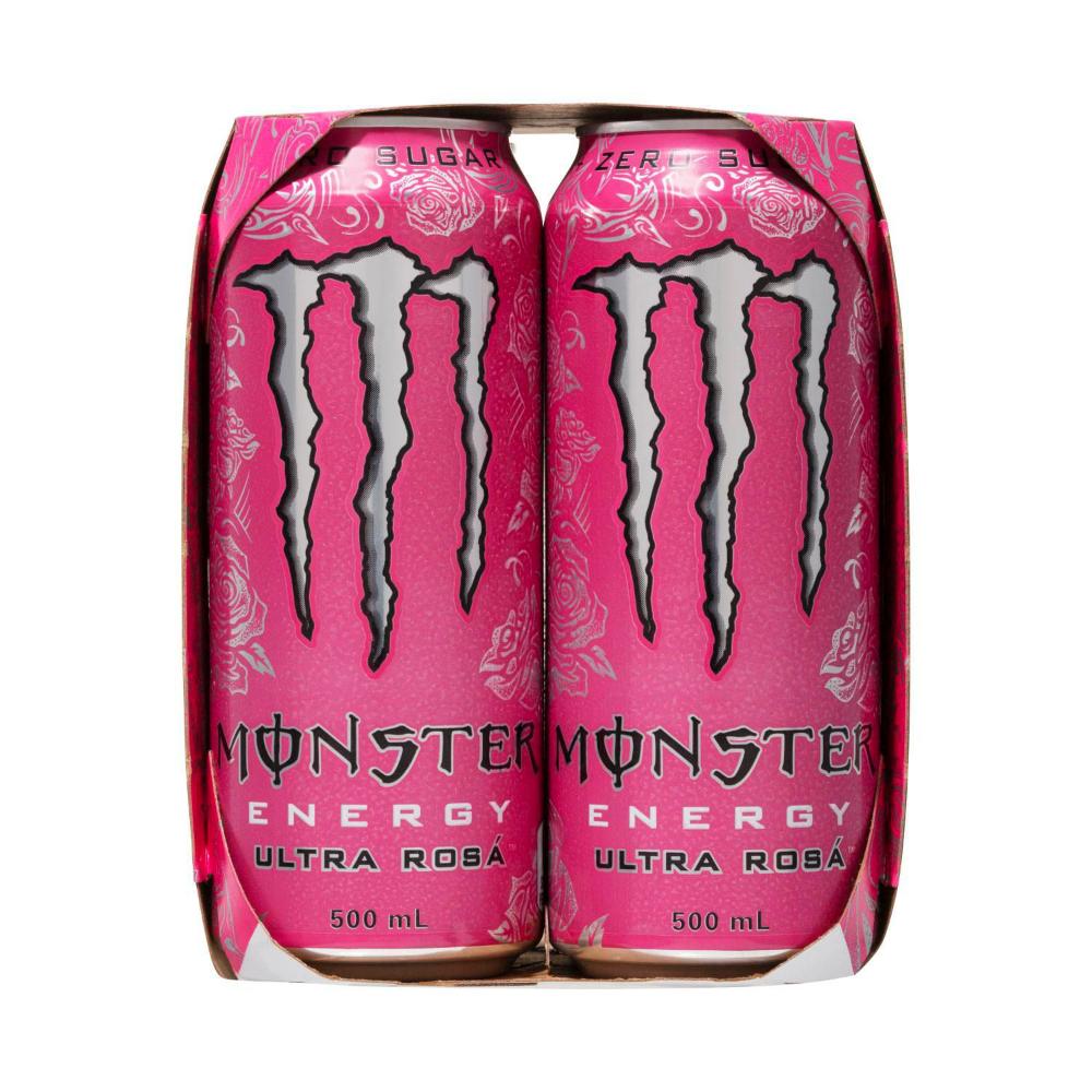 Monster Ultra Rosa Multipack Cans 4 x 500ml