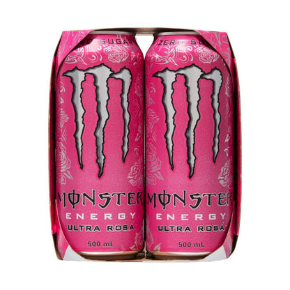 Monster Ultra Rosa Multipack Cans 4 x 500ml