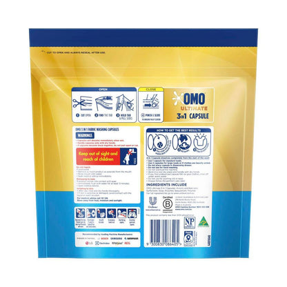 OMO Ultimate 3 In 1 Laundry Capsules Sensitive - 28 pack