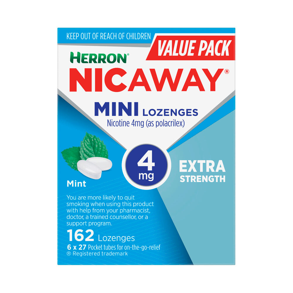 Herron Nicaway Mini Lozenges 4mg - 162 pack