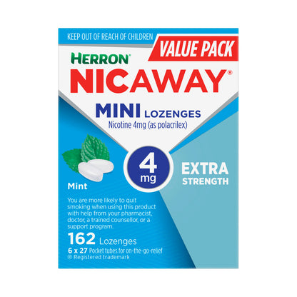 Herron Nicaway Mini Lozenges 4mg - 162 pack