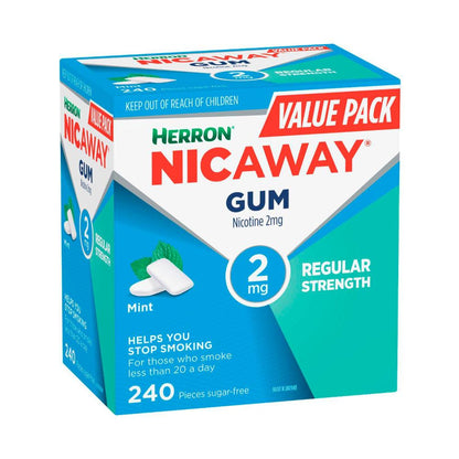 Herron Nicaway Mint Chewing gum 2mg - 240 pack