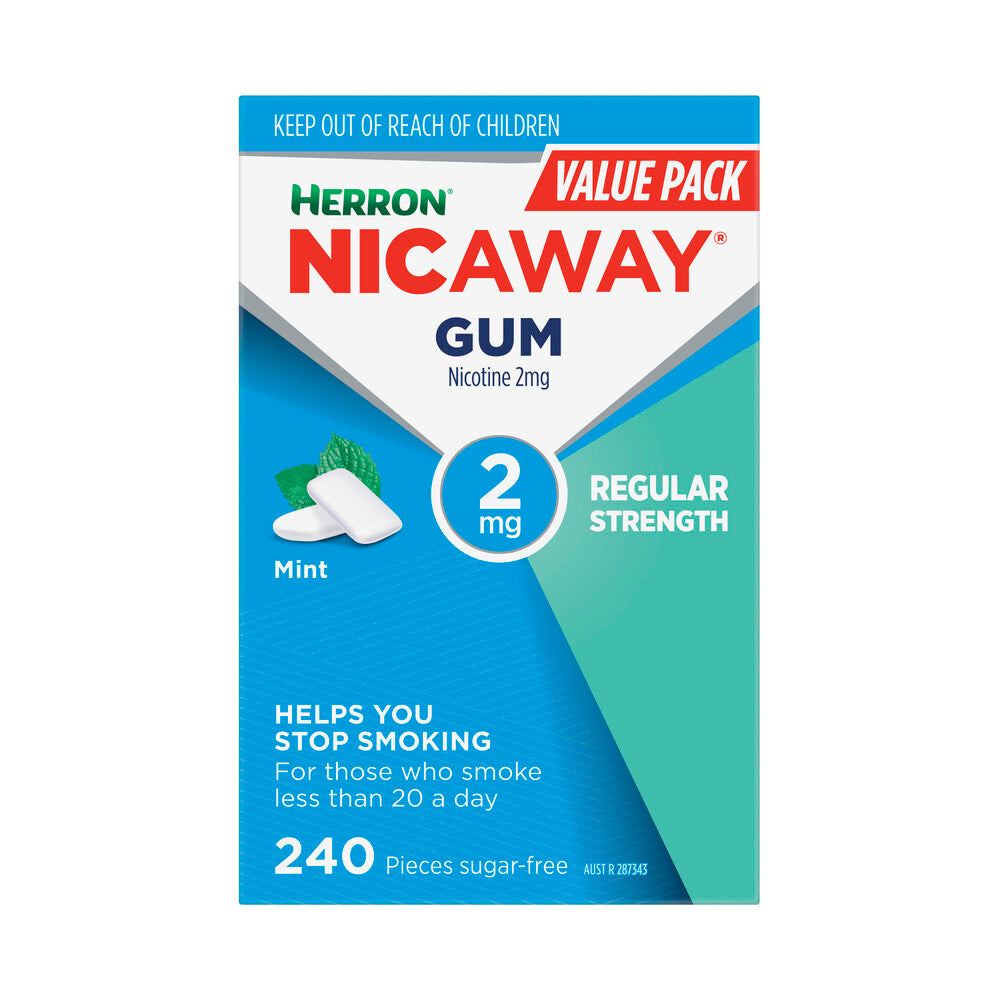 Herron Nicaway Mint Chewing gum 2mg - 240 pack