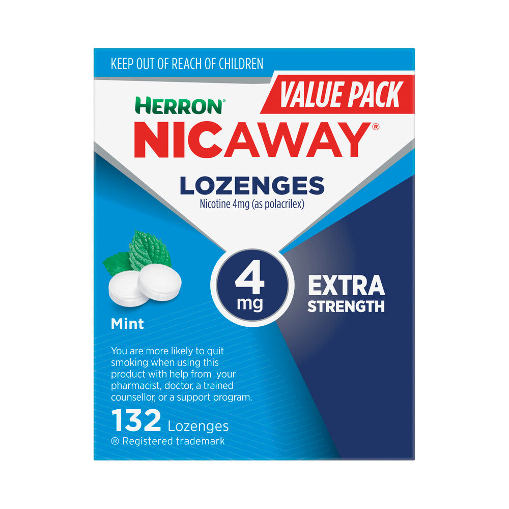 Herron Nicaway Lozenges 4mg - 132 pack