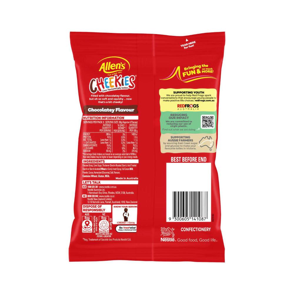 Allen's Lollies Cheekies - 190g