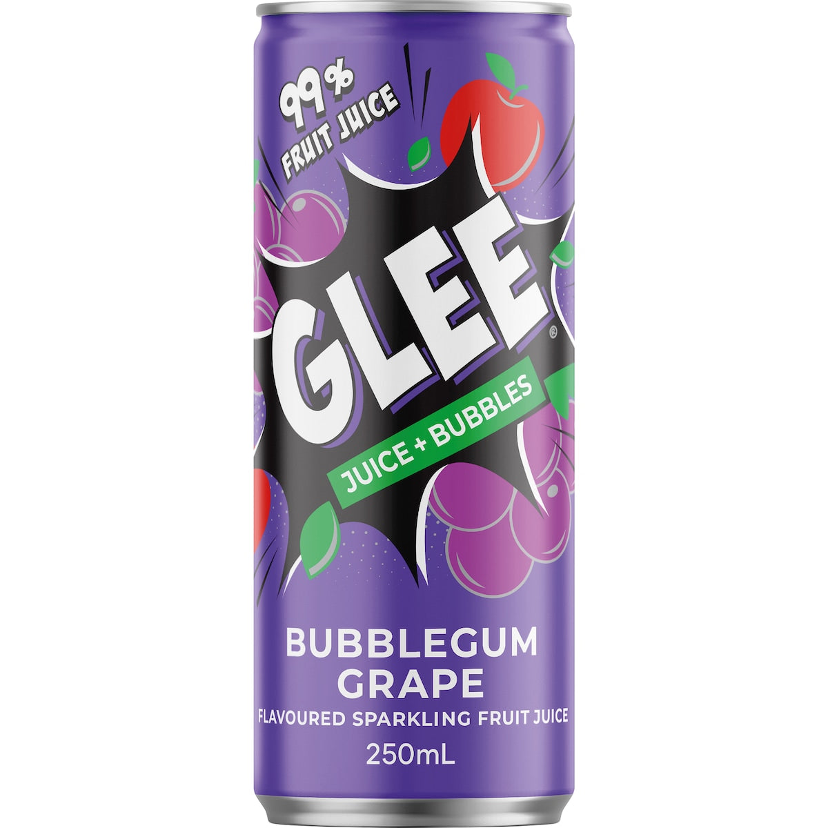 Glee Sparkling Fruit Juice Bubblegum Grape 250mL