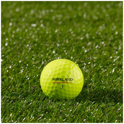 Kirkland Signature V3.0 Soft-Feel Urethane Golf Balls Neon Yellow 24 Pack