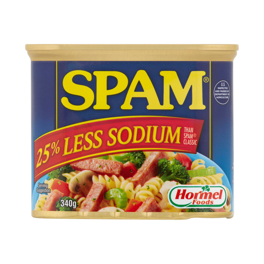 Spam Spiced Ham Less Salt - 340g
