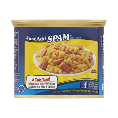 Spam Spiced Ham Less Salt - 340g