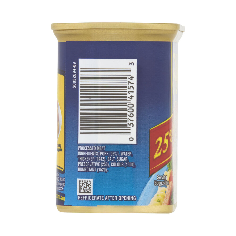 Spam Spiced Ham Less Salt - 340g