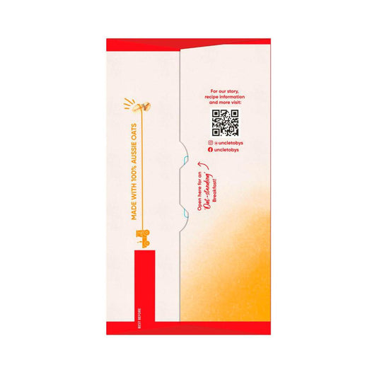 Une Tobys Oats Quick Sachets Breakfast Cereal Creamy Honey - 700g