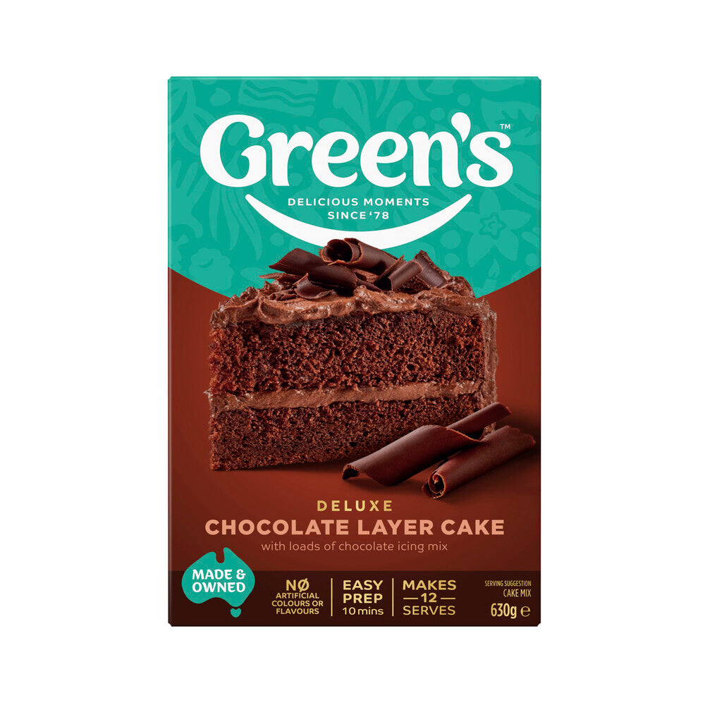 Green's Deluxe Chocolate Layer Cake Mix - 630g