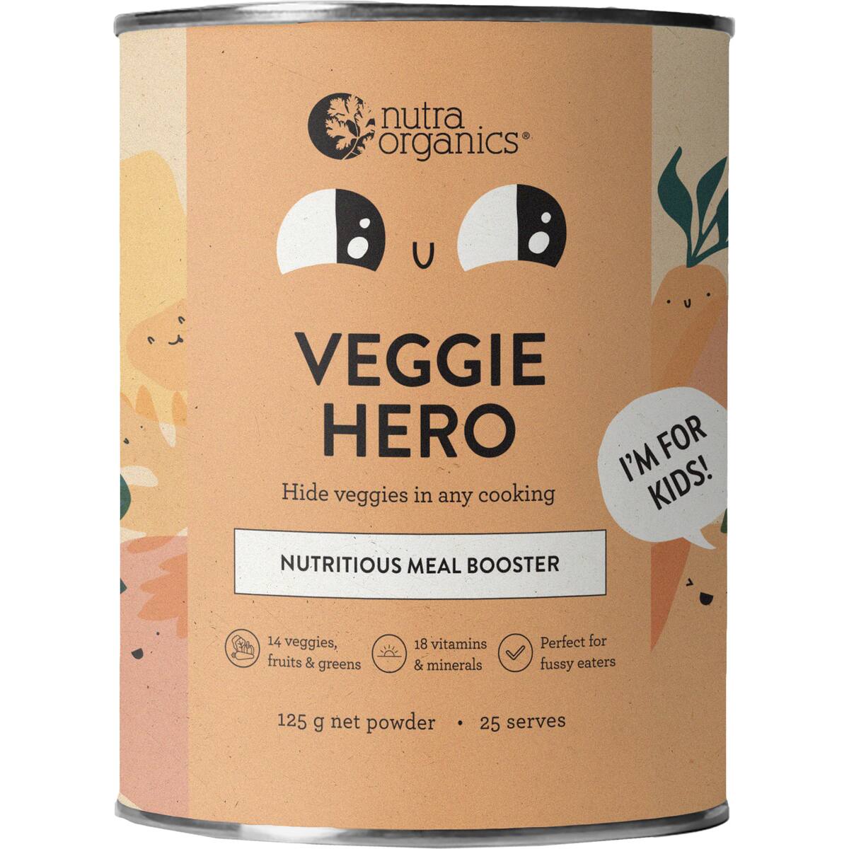 Nutra Naturals Veggie Hero Nutritious Meal Booster 125g