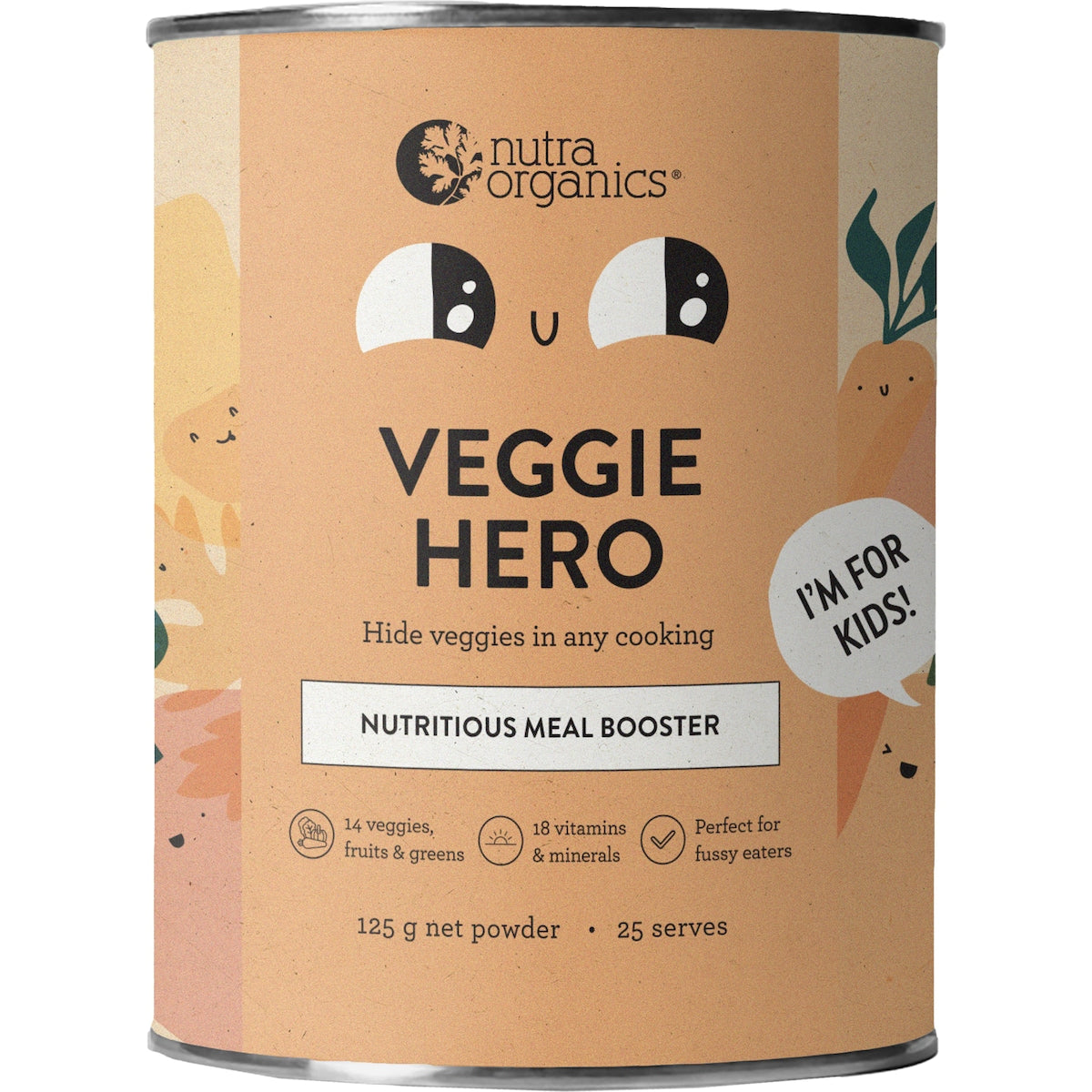 Nutra Naturals Veggie Hero Nutritious Meal Booster 125g