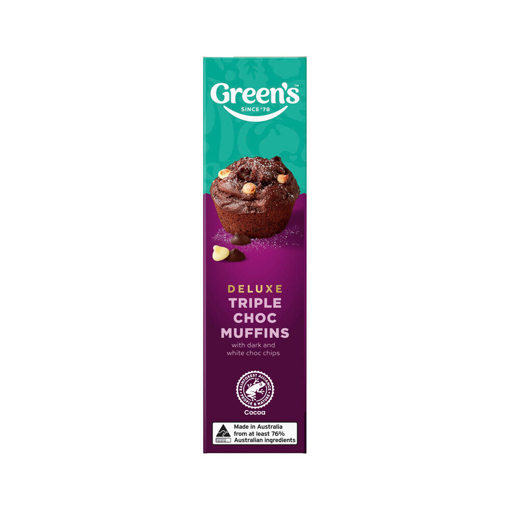 Green's Deluxe Triple Choc Muffin Mix - 425g