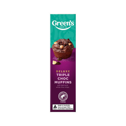 Green's Deluxe Triple Choc Muffin Mix - 425g