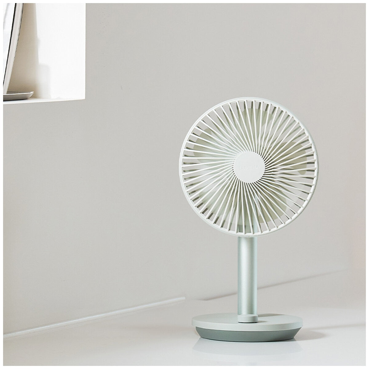 Lumena Fan Stand 4 Cordless Rechargeable ( ) White/Green 5000mAh 6W 2 Pack