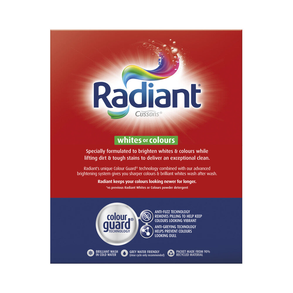 Radiant Laundry Powder Whites & Colours - 4kg
