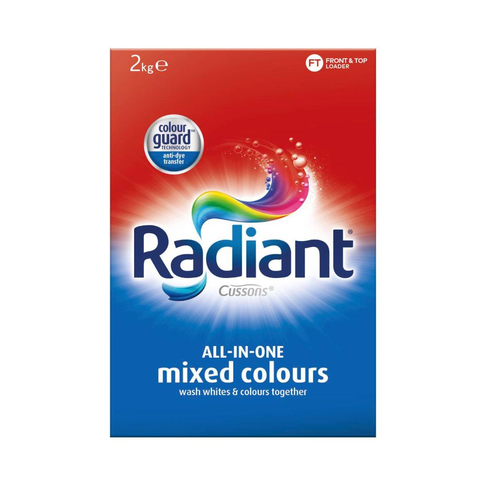 Radiant Laundry Powder All-in-one Mixed Colours - 2kg