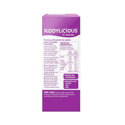 Kiddylicious Wafers Blueberry 4x4g - 16g