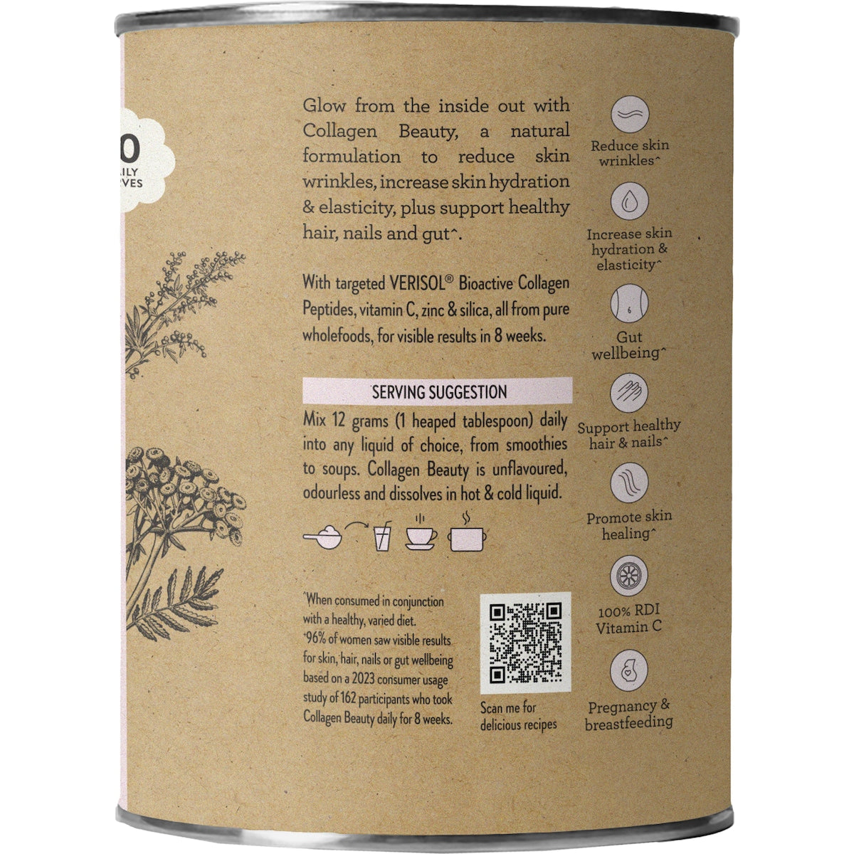 Nutra Naturals Collagen Beauty Skin Hair Nails 120g
