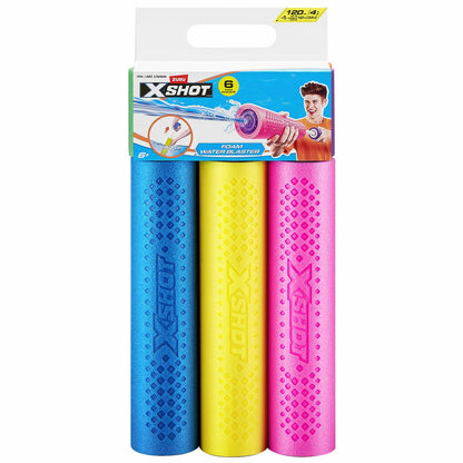Zuru X-Shot Foam Blaster Water Blaster 6 Pack 10m