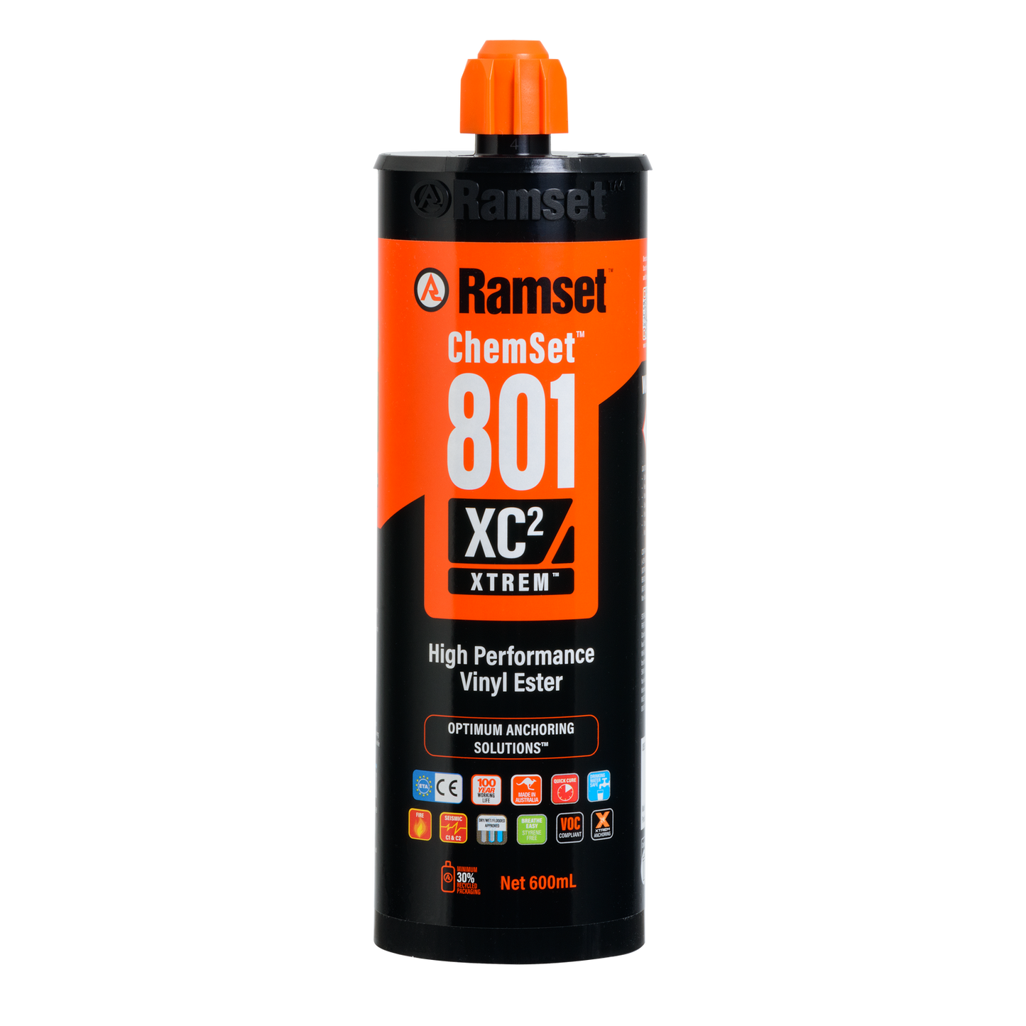 Ramset Chemset 801 Xtrem Xc Chemical Anchor - 600ml