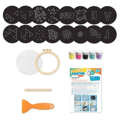 Boyle DIY Screen Printing Paint Kit - 5 Colours