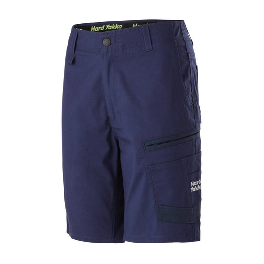 Hard Yakka Women's Raptor Mid Shorts - Size 8 - Navy