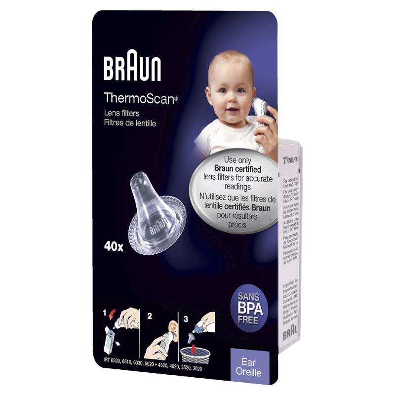 Braun Thermoscan Lens Filters LF40 - 40 Pack