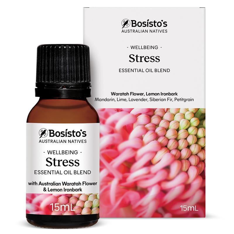 Bosisto's Native Stress Oil - 15ml Calming Essential Oil Blend