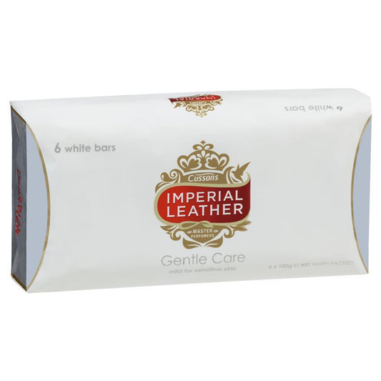 Cussons Imperial Leather Gentle Care Soap 100g, 6 bar