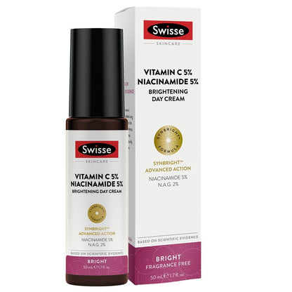 Swisse Skincare Vitamin C 5% Niacinamide 5% Brightening Day Cream 50ml