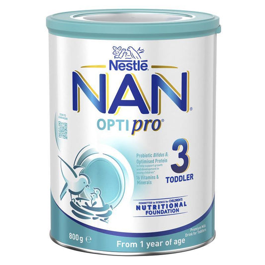 Nestle NAN OPTIPRO 3 Premium Toddler Milk Drink Powder (800g) - For Toddlers 1 Year and Up