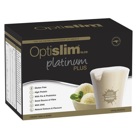 Optislim VLCD Platinum PLUS Vanilla - 18x53g