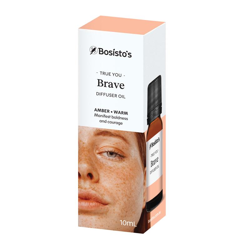 Bosisto's True You Brave Diffuser Oil 10ml - Amber & Warm Aroma