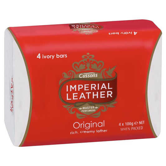 Cussons Imperial Leather Soap Pack 4 - Luxurious Cleansing Bars